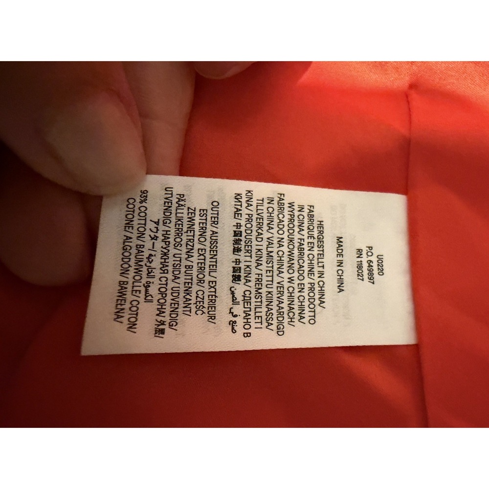 Boden Orange Cotton Blazer | Tailored Career Jacket, US 20 - 22 NWOT - Picture 3 of 5